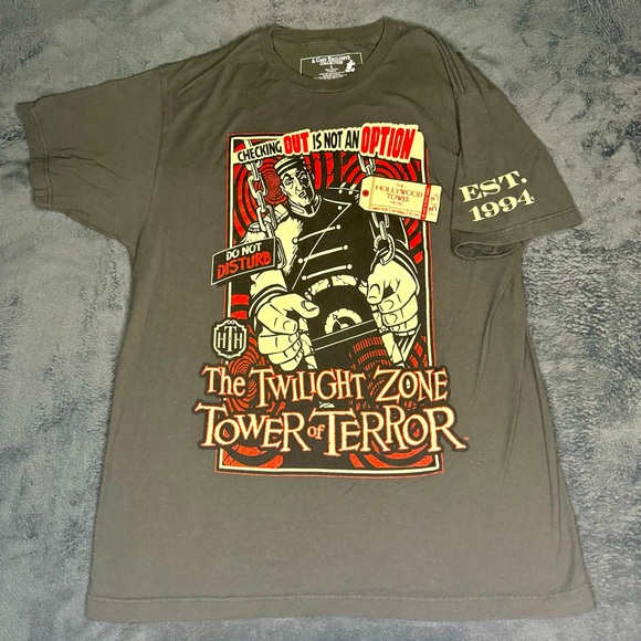 Cast Exclusive Disney Tower of Terror Bellhop Shirt - Picture 2 of 6